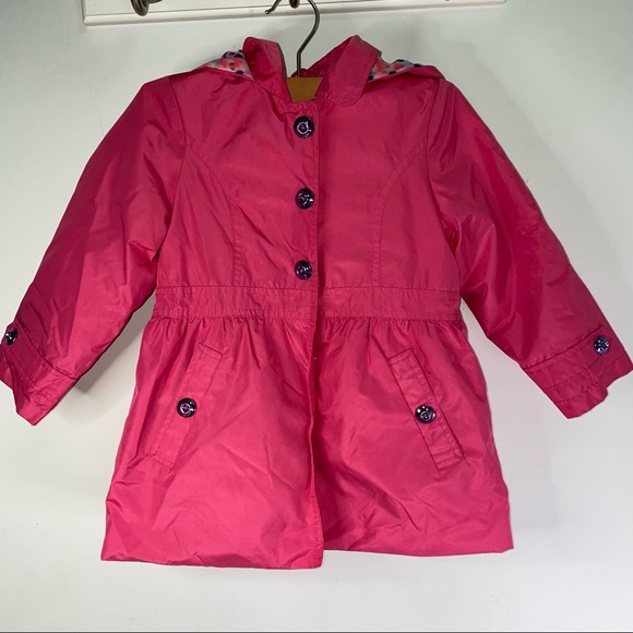 Pink OshKosh Toddler spring / fall Rain Jacket 4T - Picture 8 of 8